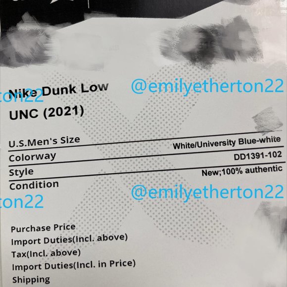 Size 7.5 - Nike Dunk Low UNC（2021） main image 8